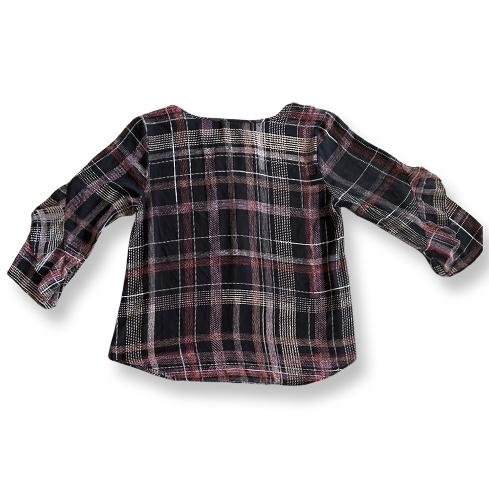 Van Heusen Flannel Blouse - Picture 5 of 6